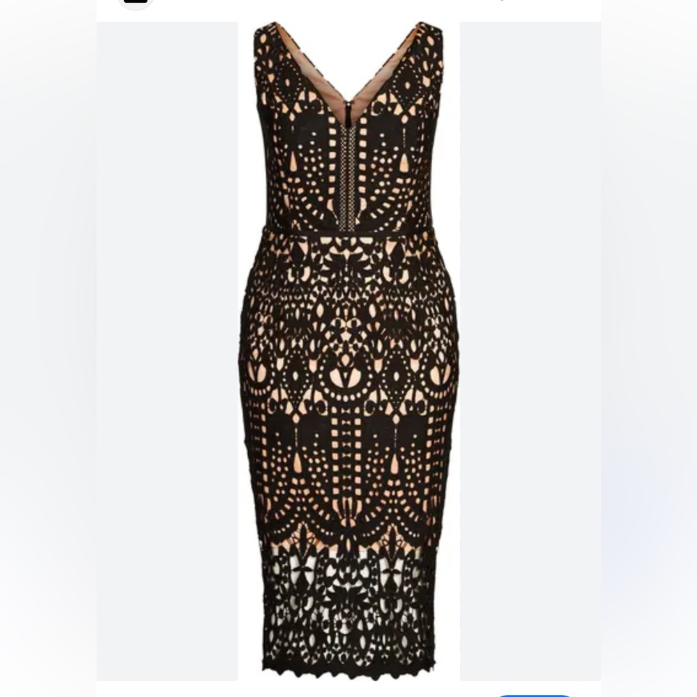 City Chic All Class Lace sheath Women Midi dress size L/20 ,M/18 NWT
